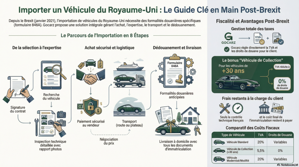 Comment importer une voiture d'Angleterre ?