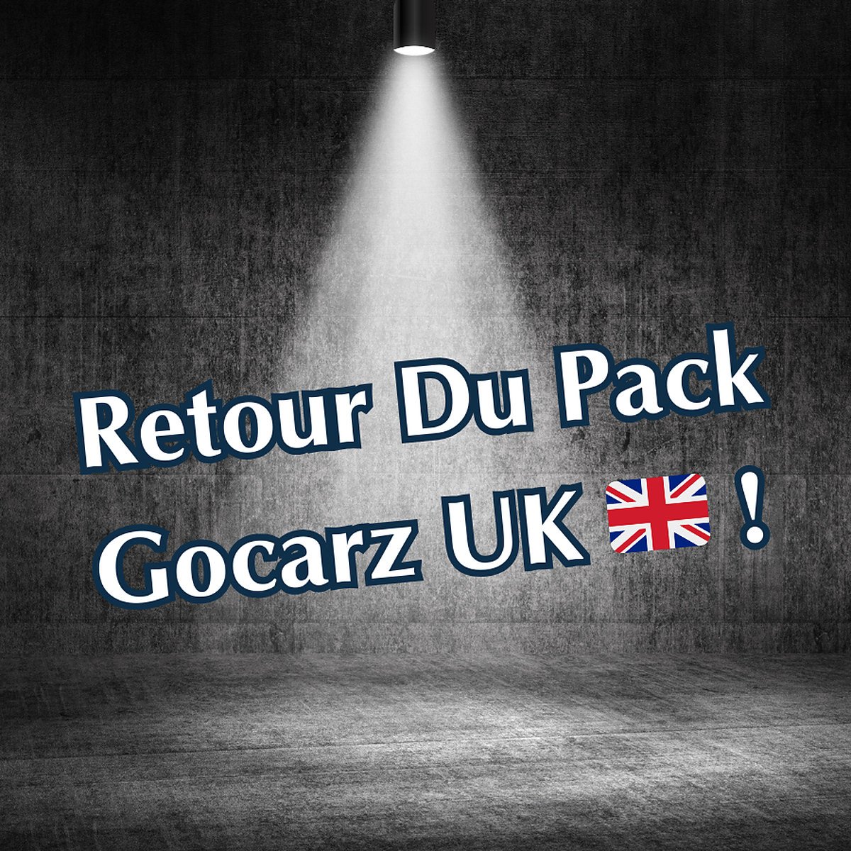 Nouveau ! Retour du Pack Gocarz UK 🇬🇧