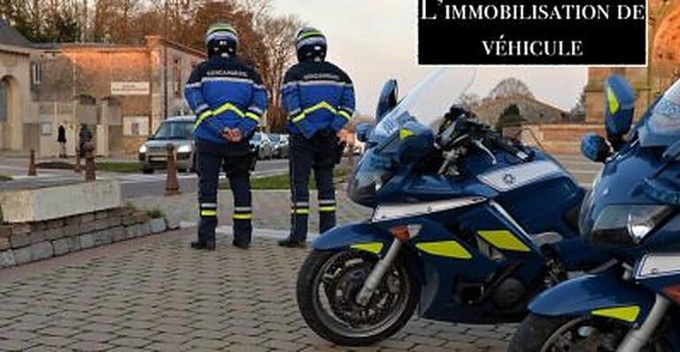 Carte grise non faite, qu&rsquo;est ce qu&rsquo;une immobilisation du véhicule par les forces de l&rsquo;ordre?