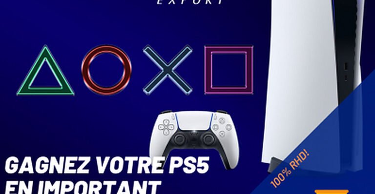 Gagnez votre PS5 avec Gocarz!