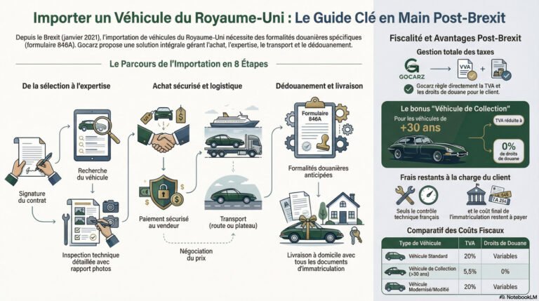 Réussir votre importation UK RHD
